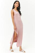 Forever21 Asymmetrical-slit Maxi Dress