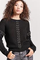 Forever21 Pierced Grommet Sweater