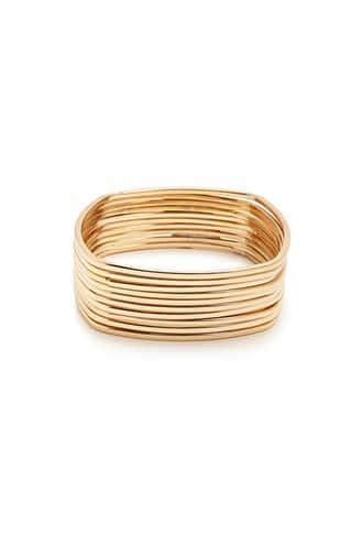 Forever21 High-polish Square Bangle Set