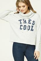 Forever21 Tres Cool Funnel-neck Hoodie