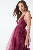 Forever21 Pleated Organza Gown