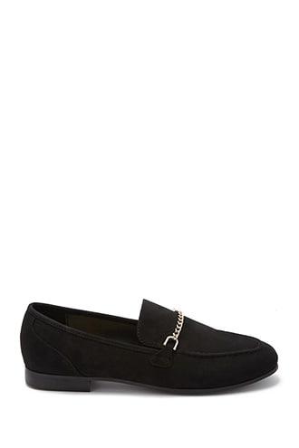 Forever21 Chain Embellished Loafers