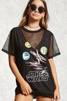 Forever21 Star Wars Mesh-panel Tee