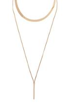 Forever21 Gold Collar Necklace Set