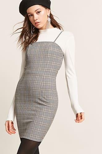 Forever21 Glen Plaid Cami Dress