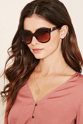 Forever21 Metal-trim Square Sunglasses