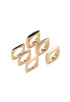 Forever21 Square-cut Ring Set