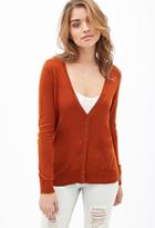 Forever21 Women's  Classic V-neck Cardigan