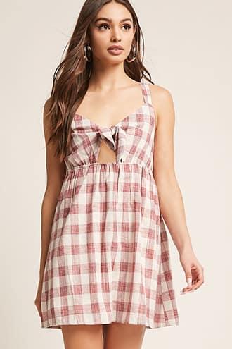 Forever21 Cutout Plaid Dress