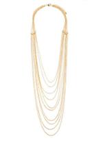 Forever21 Layered Ball Chain Necklace (gold)