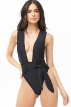 Forever21 Knotted One-piece Swimsuit