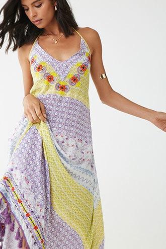 Forever21 R By Raga Abstract Halter Dress