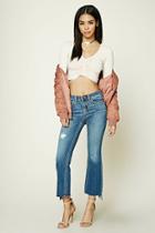 Forever21 Raw-cut Hem Jeans