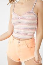Forever21 Ribbed Multicolor Striped Cami