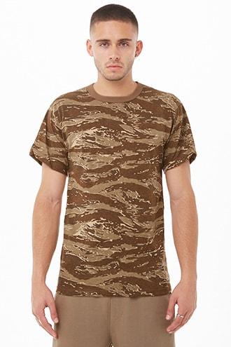 Forever21 Rothco Camo Print Drop-shoulder Tee