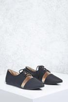 Forever21 Clear Cutout Faux Leather Oxfords