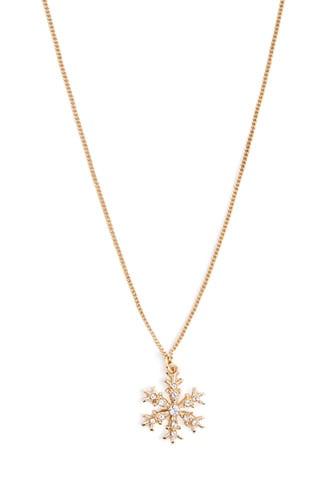 Forever21 Snowflake Pendant Necklace