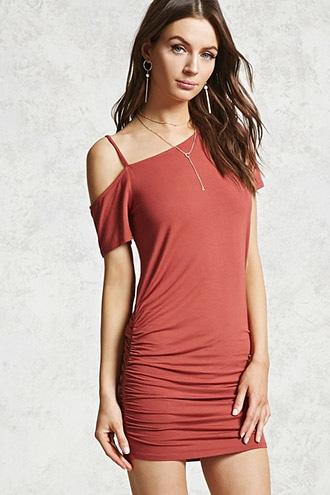 Forever21 Asymmetrical One-shoulder Dress