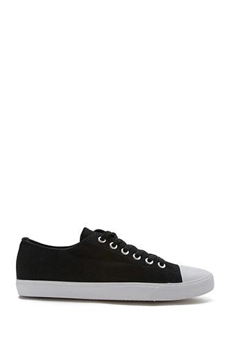 21 Men Men's  Black Men Low-top Sneakers