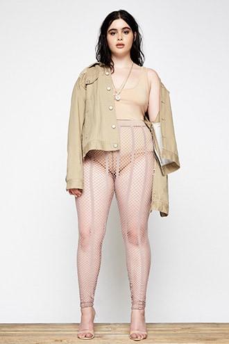 Forever21 Plus Size Open Mesh Leggings