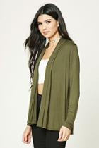 Forever21 Women's  Drape-front Cardigan