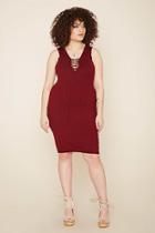 Forever21 Plus Women's  Plus Size Lace-up Tank Dress