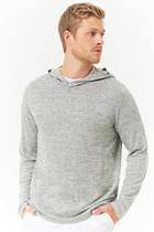 Forever21 Hooded Marled Knit Tee
