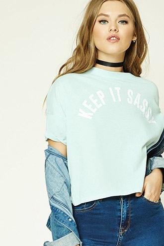 Forever21 Keep It Sassy Graphic Tee