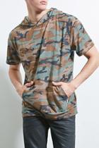 Forever21 Eptm. Hooded Camo Print Tee