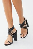 Forever21 Caged Chunky Heels