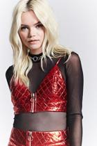Forever21 Pull-ring Quilted Bralette