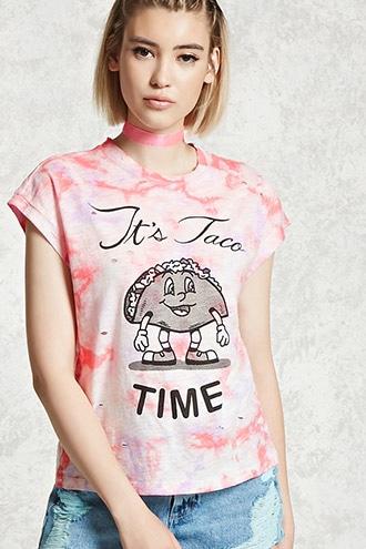 Forever21 Its Taco Time Graphic Tee