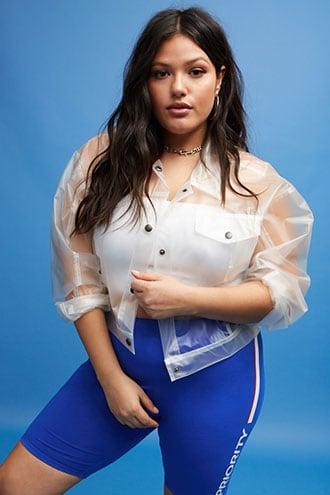 Forever21 Plus Size Usps Priority Biker Shorts