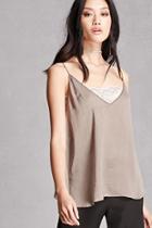 Forever21 Satin V-neck Cami