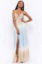 Forever21 M-slit Ombre Maxi Dress