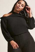 Forever21 Plus Size Open-shoulder Trapeze Top