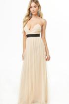 Forever21 Surplice Tulle Gown