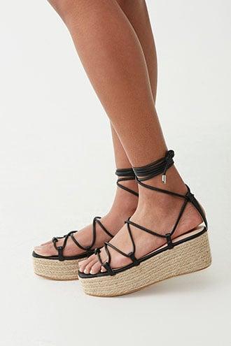 Forever21 Lace-up Espadrille Wedges