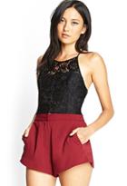 Forever21 Lace Halter Crop Top