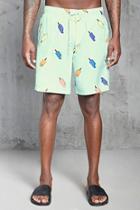 Forever21 Ice Cream Print Swim Trunks