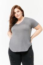 Forever21 Plus Size Dolphin Hem Tee