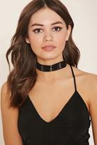 Forever21 Beaded Faux Suede Choker