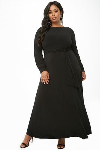 Forever21 Plus Size Boat Neck Maxi Dress