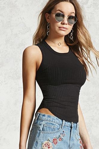 Forever21 Ribbed Knit Tank Top