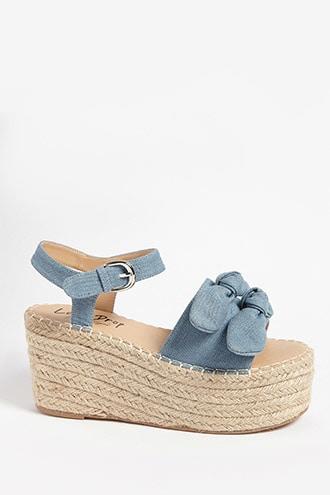 Forever21 Lemon Drop By Privileged Shoes Wedge Espadrille Sandals