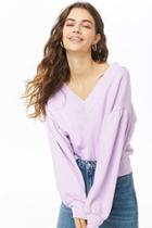 Forever21 Oversized Drop-shoulder Sweatshirt