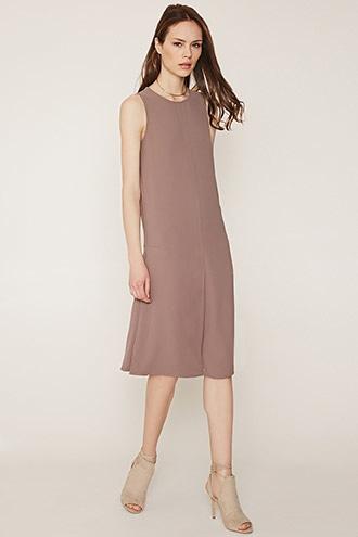 Forever21 Inverted-pleat Shift Dress