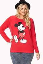 Forever21 Mickey Mouse Raglan Sweatshirt