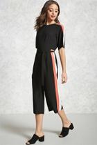 Forever21 Contemporary Paneled Jumpsuit