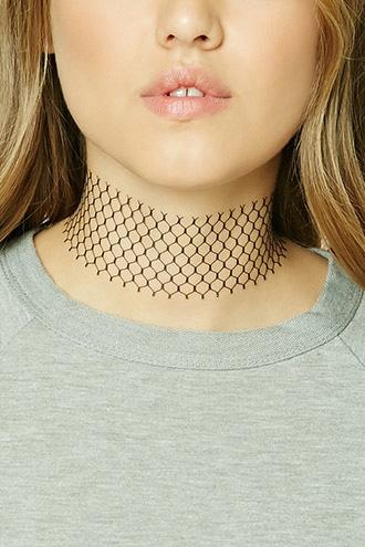 Forever21 Fishnet Choker